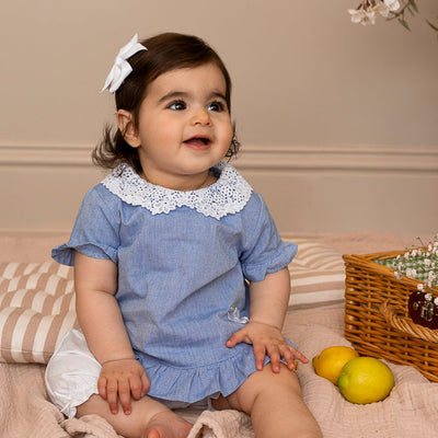 baby girl wearing dress