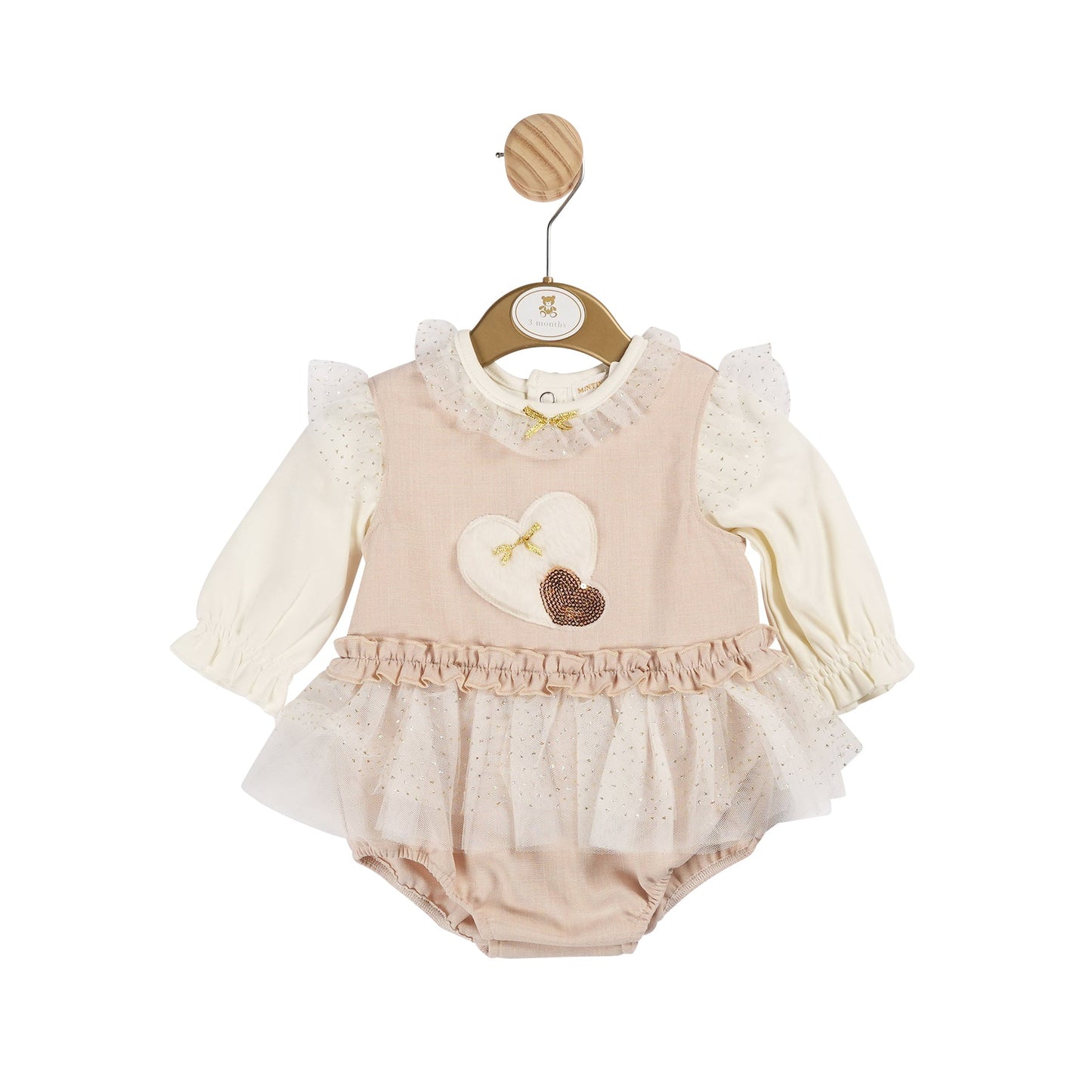 Ivory Heart Top and Romper