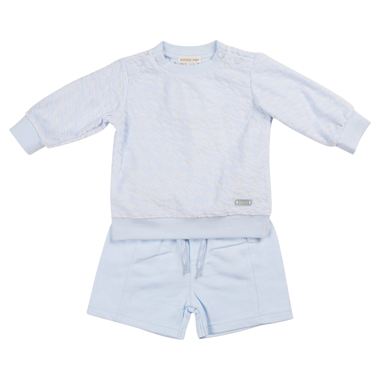 Blue Velour Sweatshirt & Short