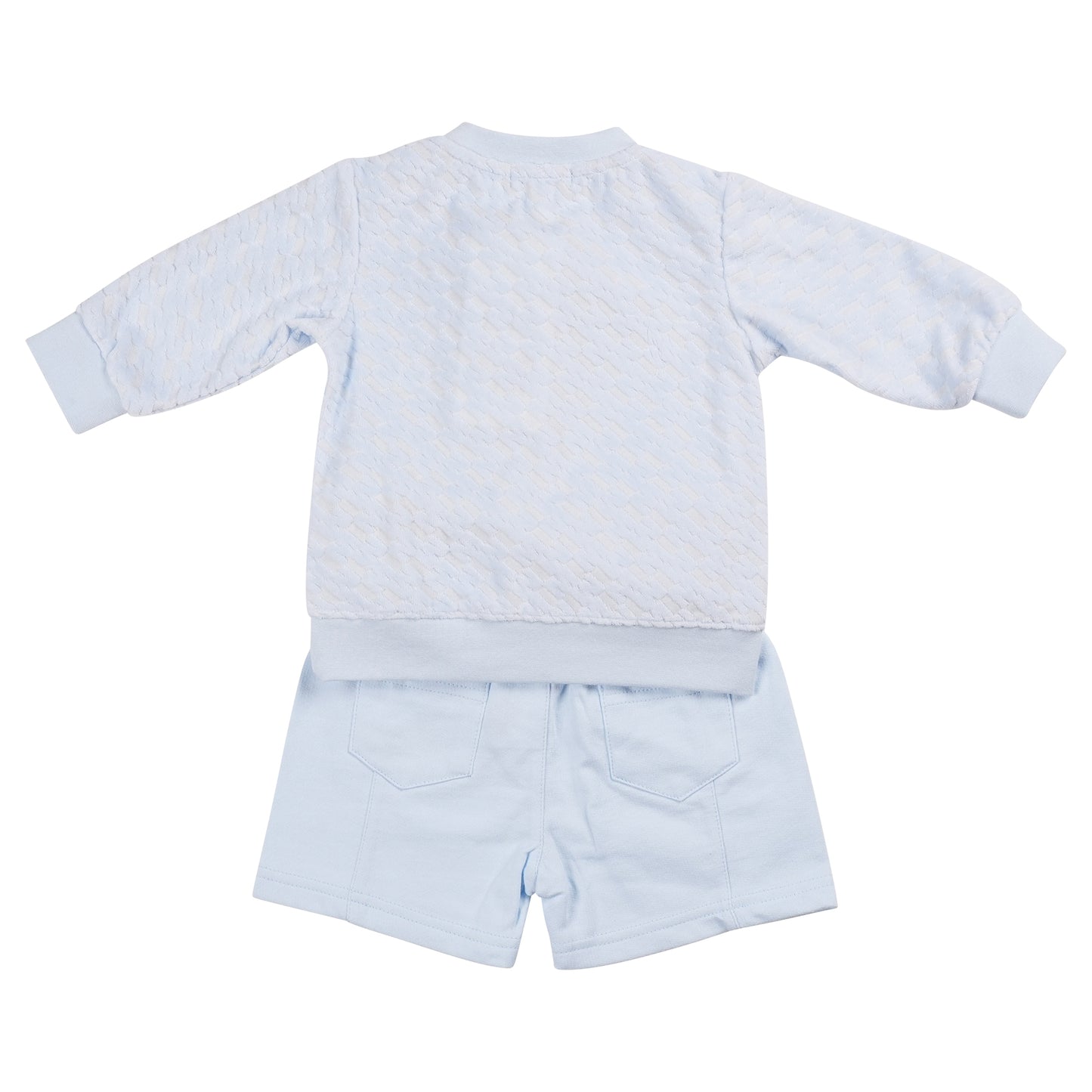 Blue Velour Sweatshirt & Short