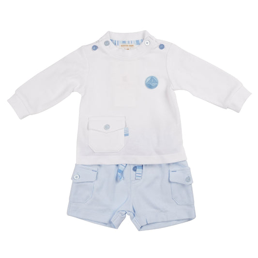 Sailboat Sweatshirt & Short Set