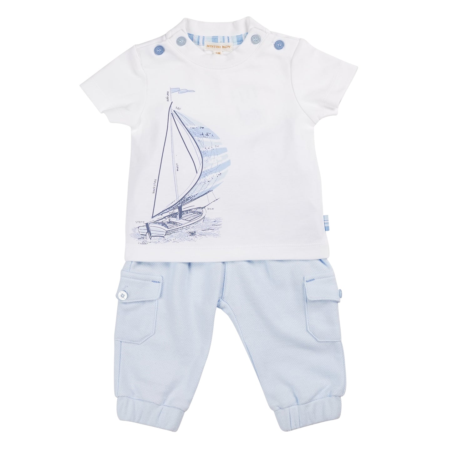 Sailboat Top & Tracksuit Set