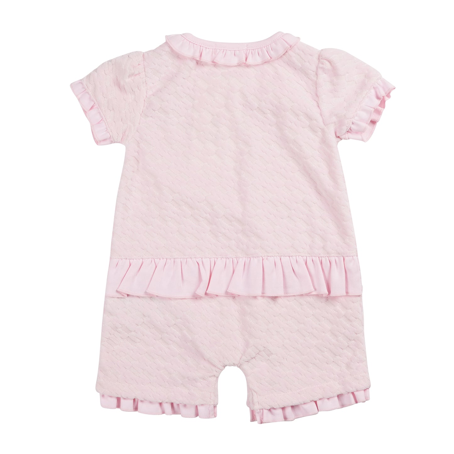 Pink Velour Romper