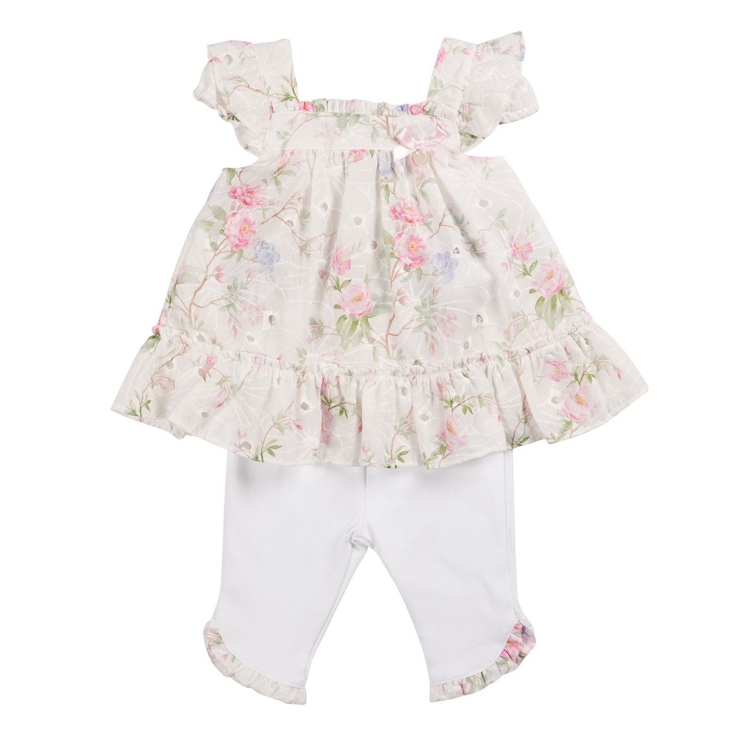 Pastel Floral Tunic and Legging