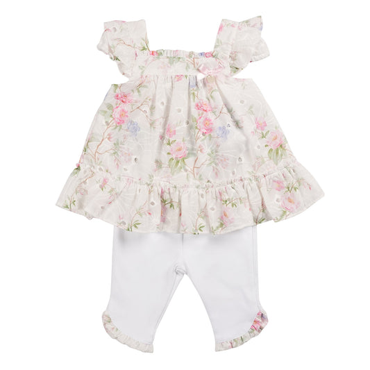 Pastel Floral Tunic and Legging