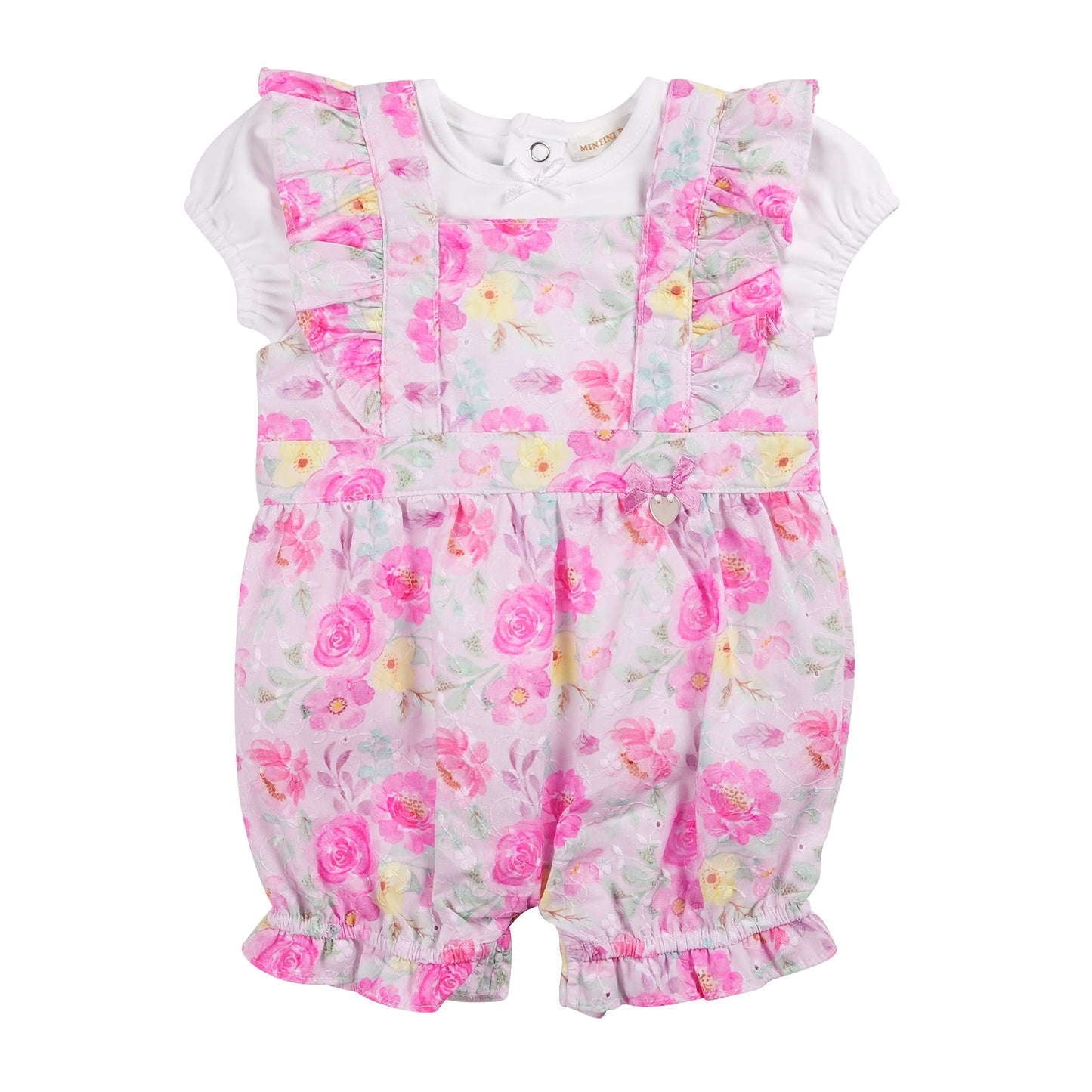 Bright Floral T-Shirt and Romper