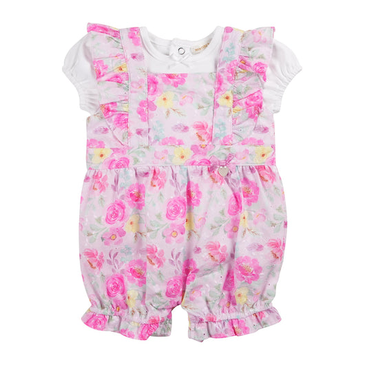Bright Floral T-Shirt and Romper