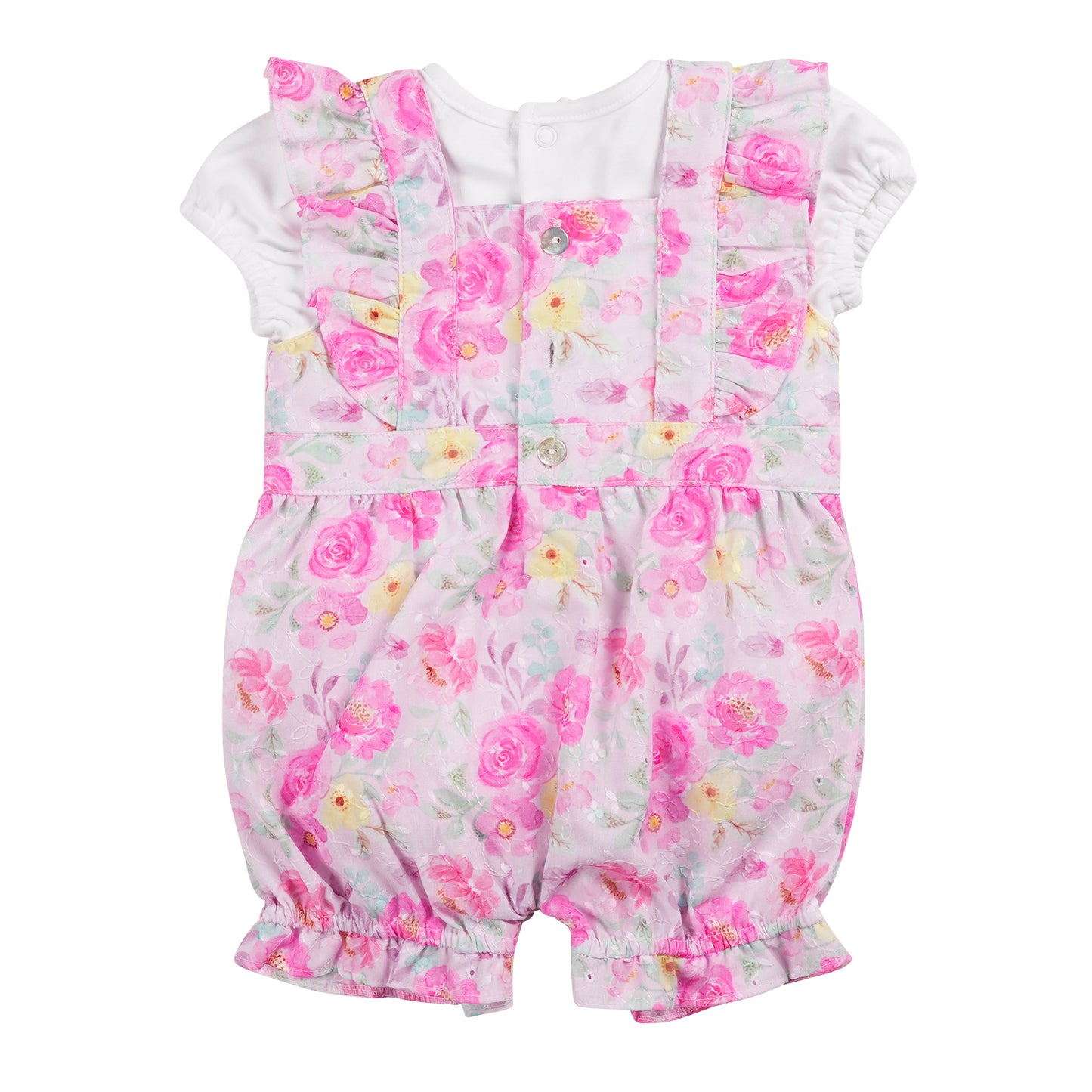Bright Floral T-Shirt and Romper