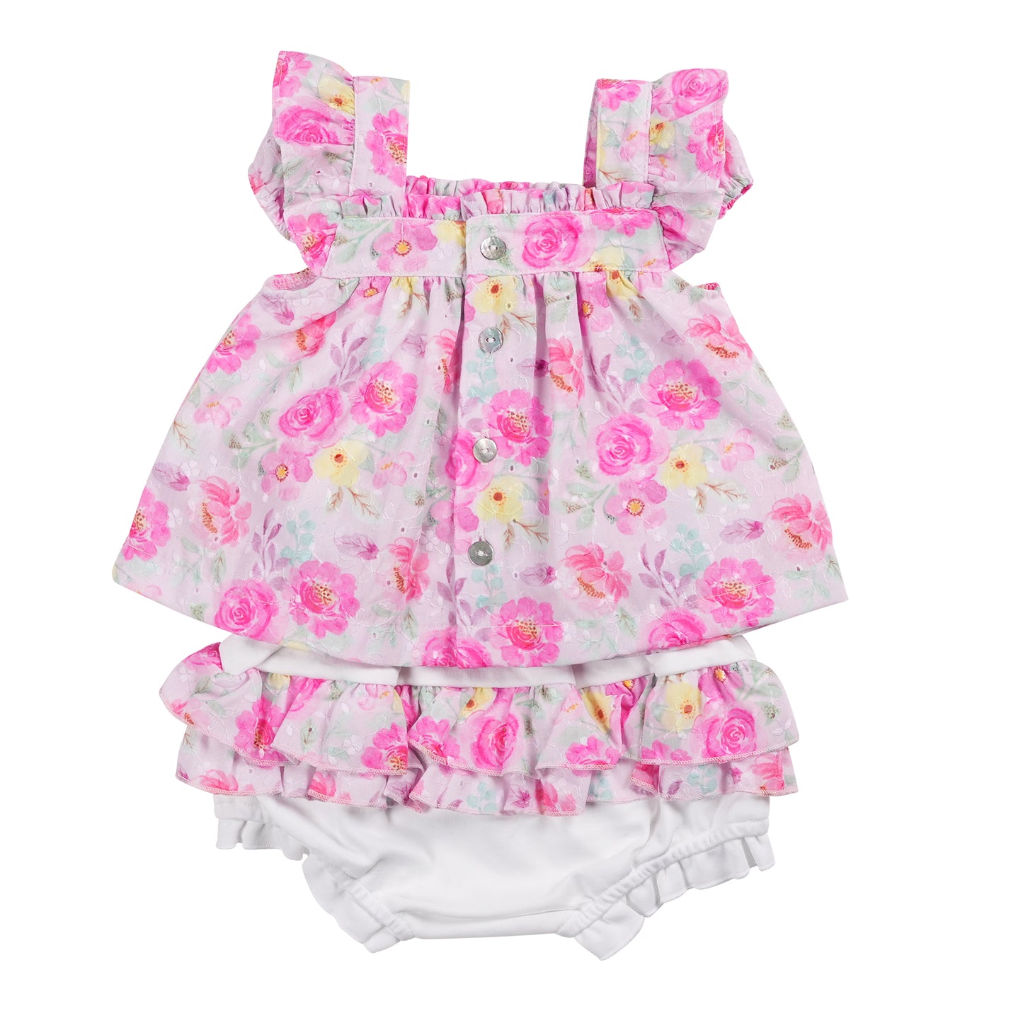 Bright Floral Top and Jam Pant Set