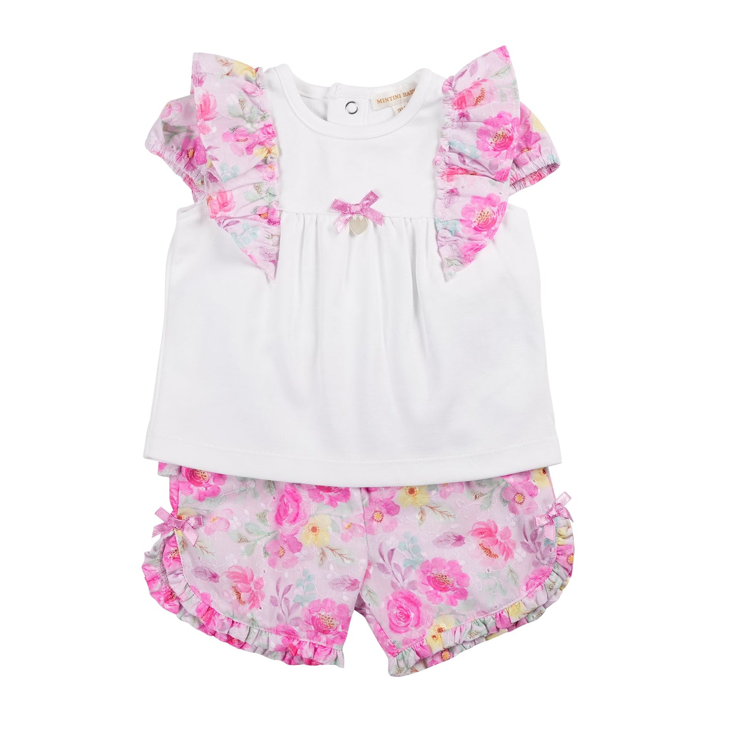 Bright Floral Top and Short
