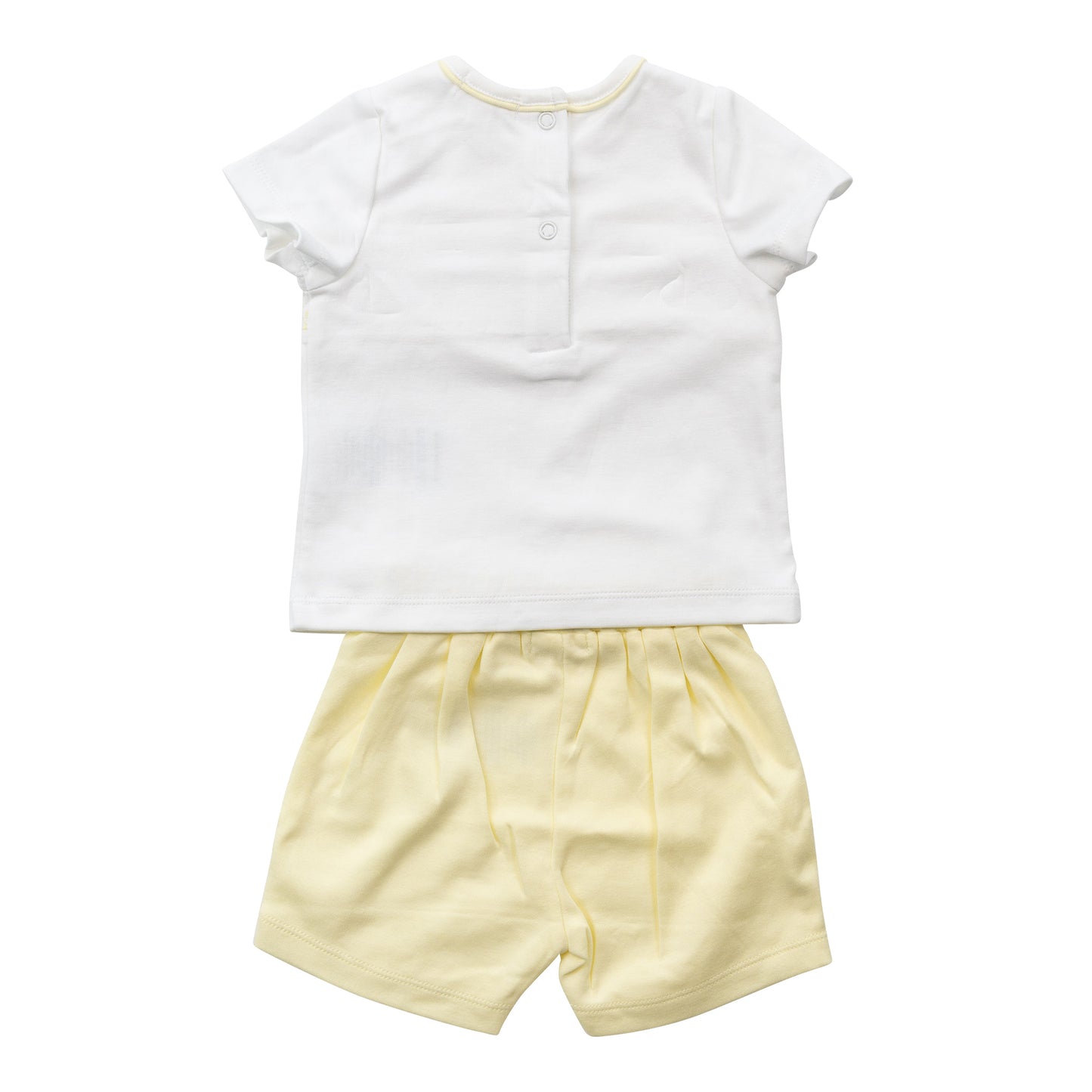 Boys Lemon Smocked T-Shirt & Short
