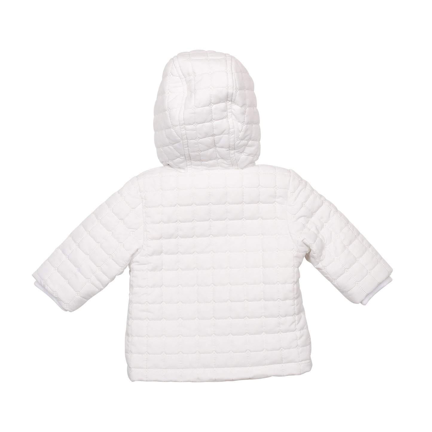 White Quilted Coat