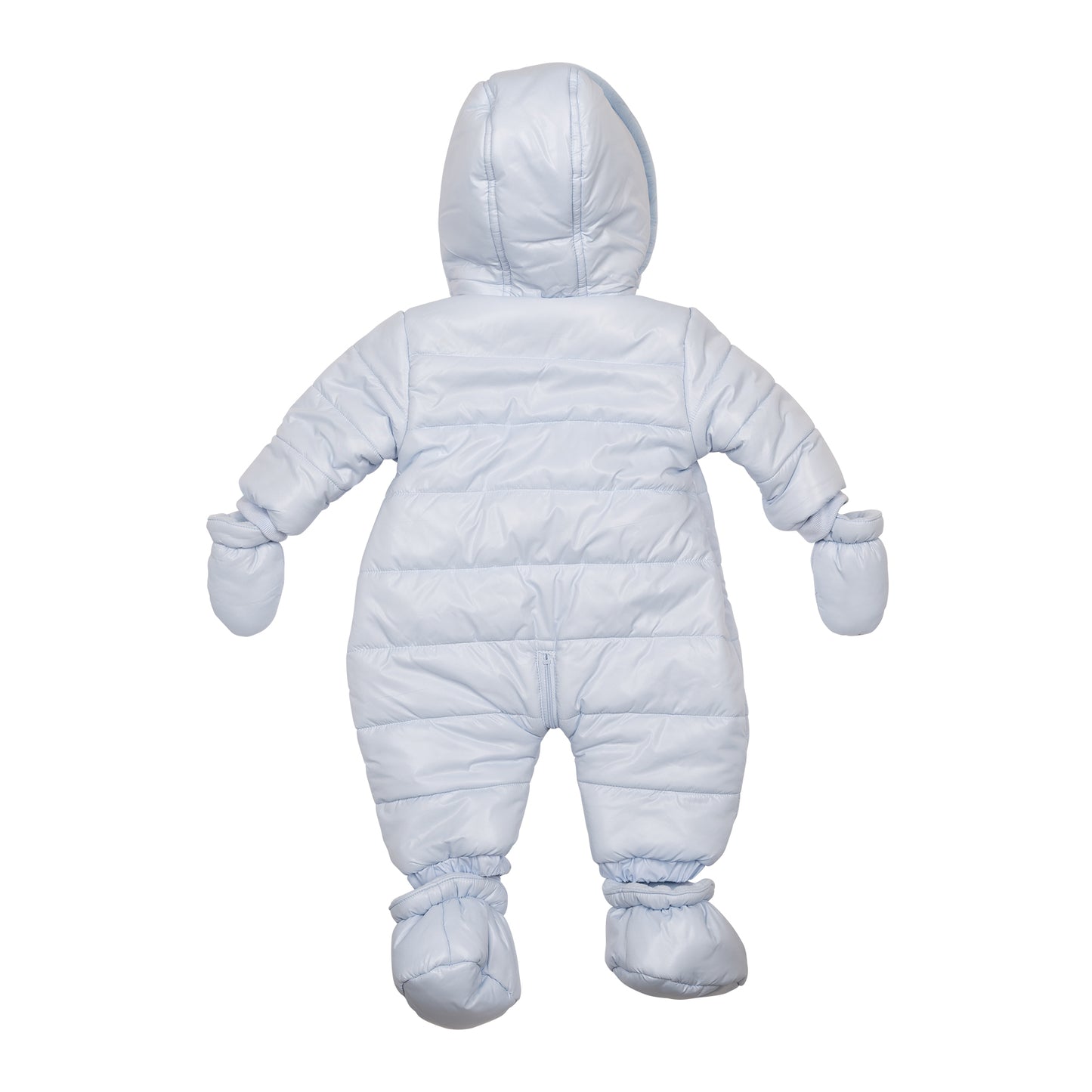 Baby Blue Wadded Snowsuit