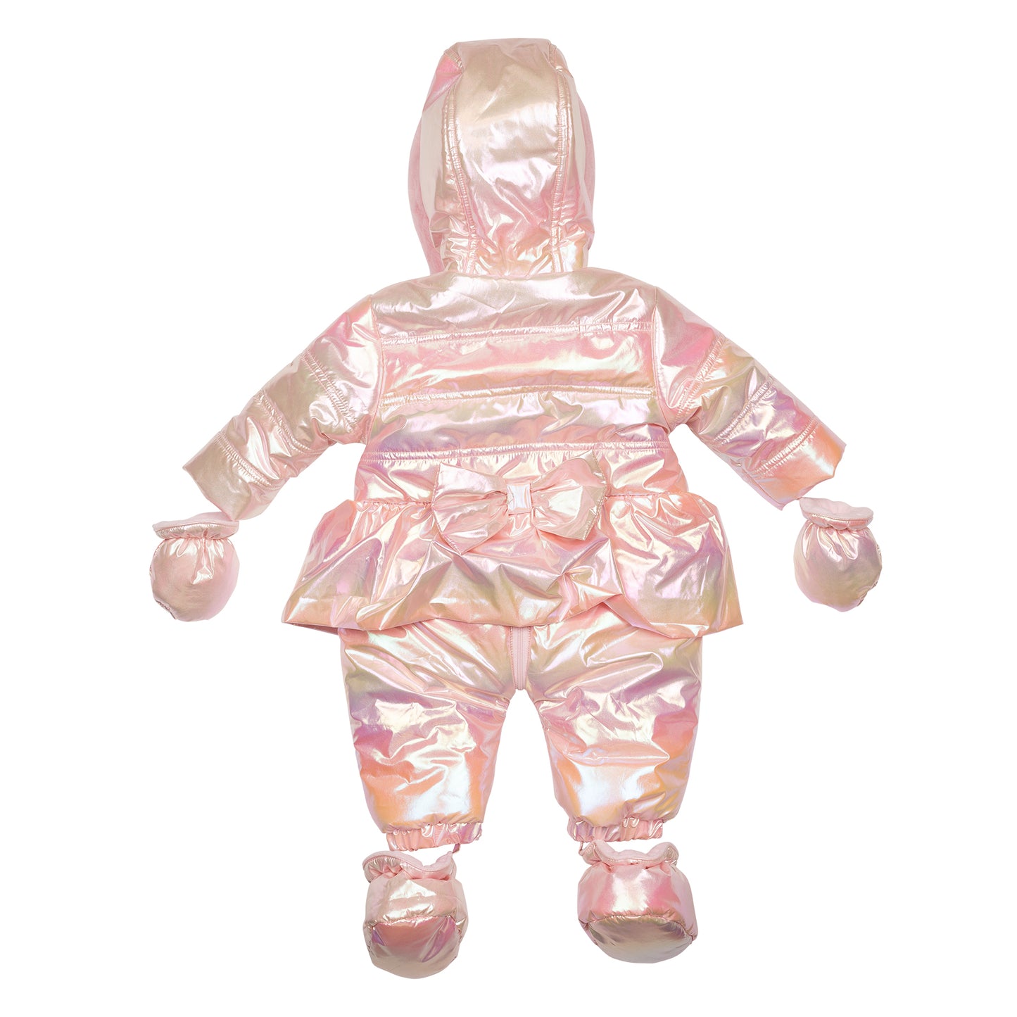 Pearly Pink Wadded Snowsuit
