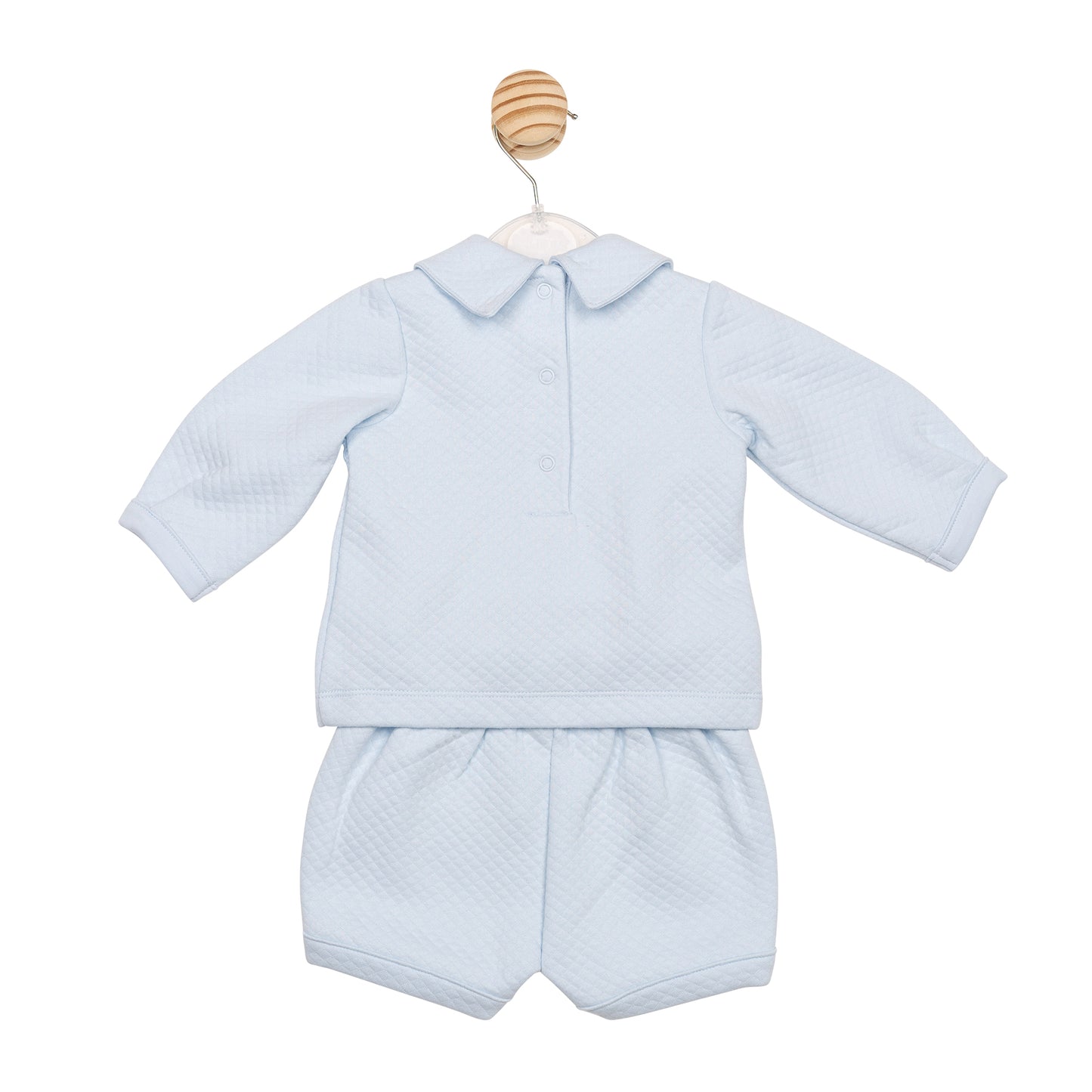 Blue Jacquard Top and Bloomer Short