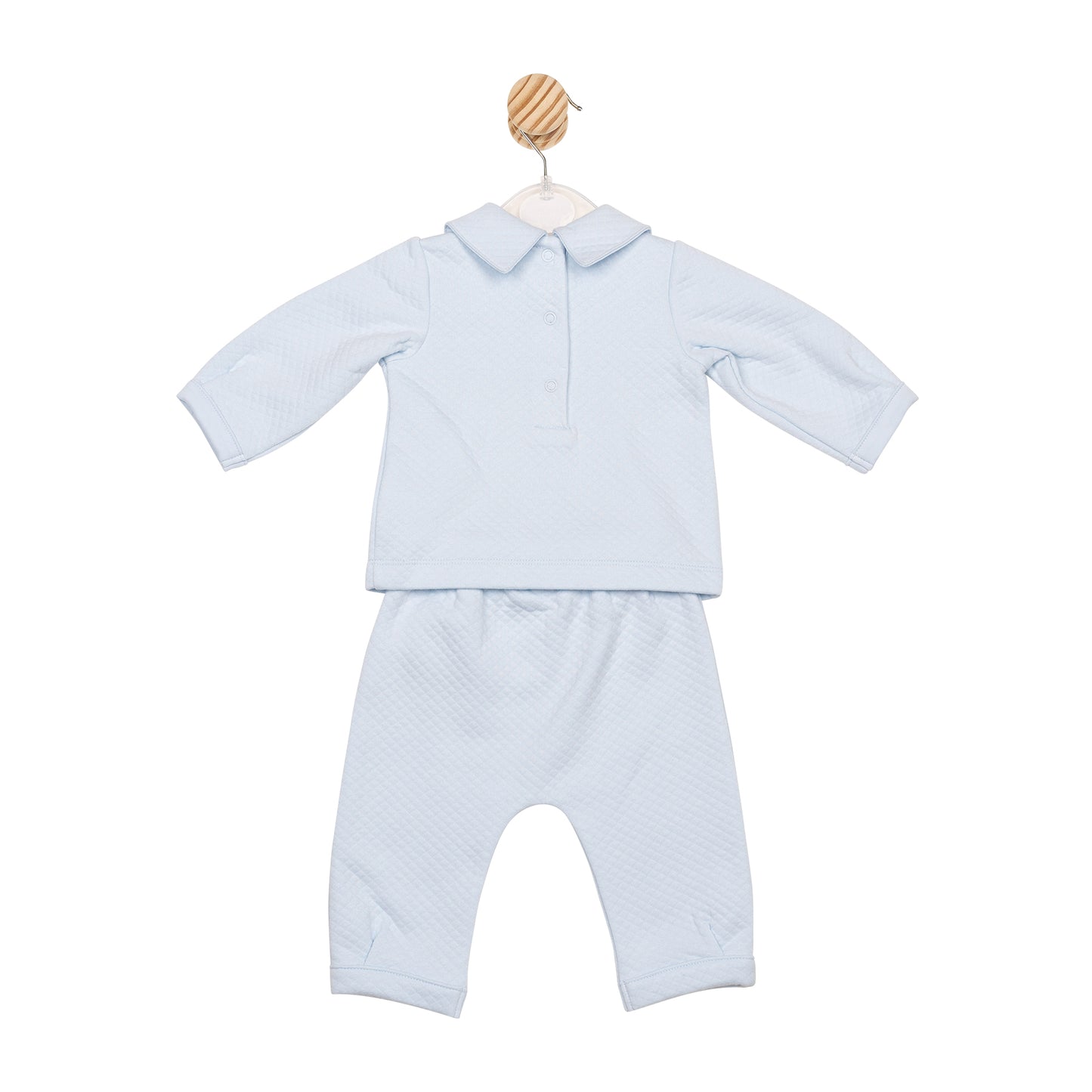 Blue Jacquard Top and Trouser