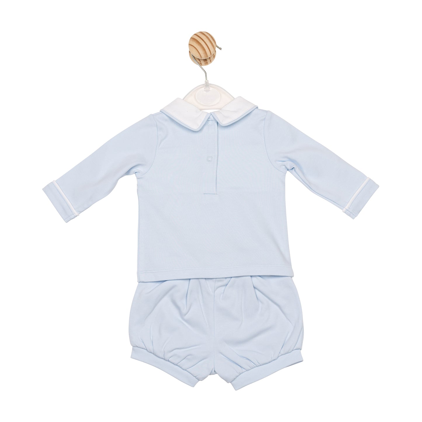 Blue Smoked Top and Bloomer Short