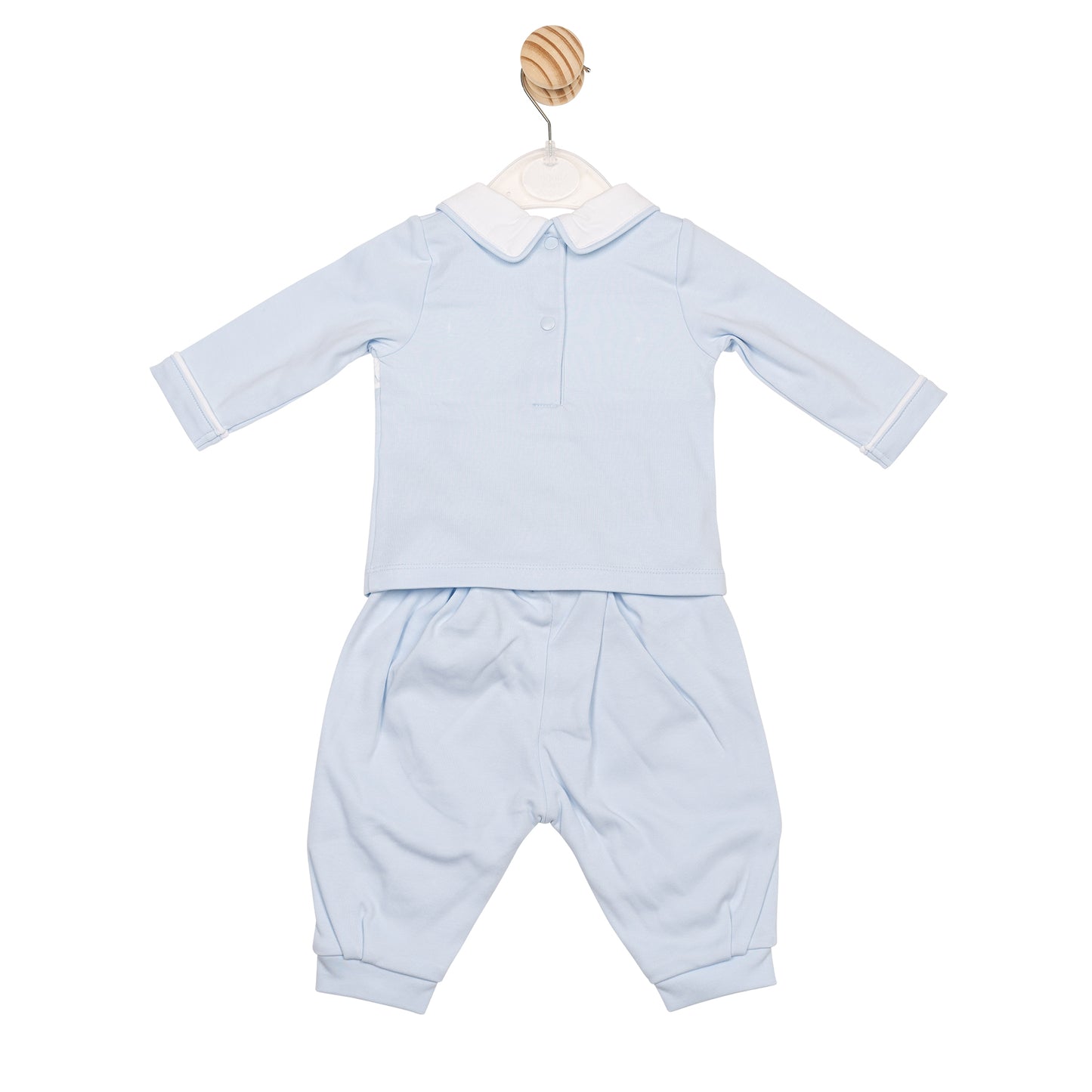 Blue Smocked Top and Trouser