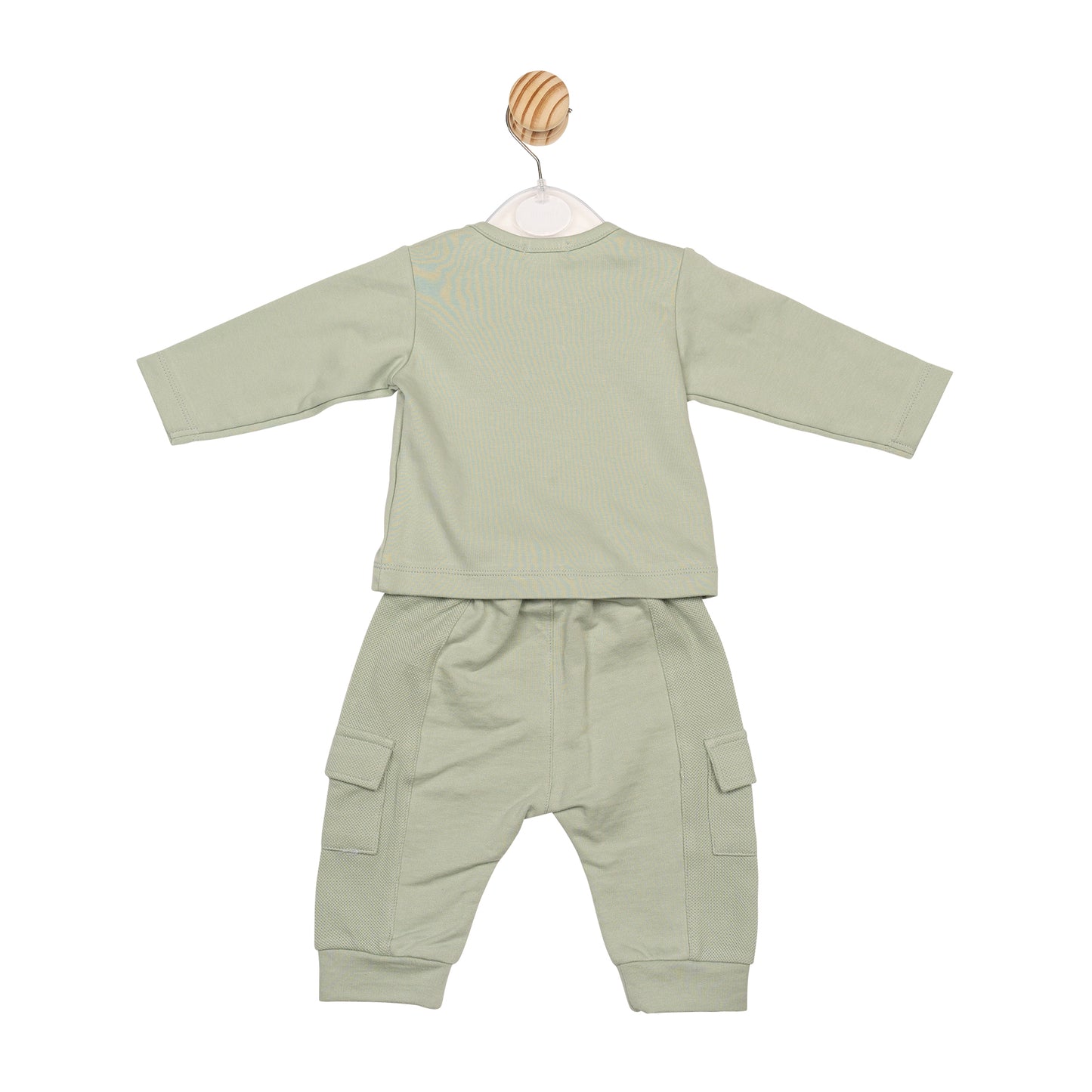 Sage Pique Knit Top and Jogpant