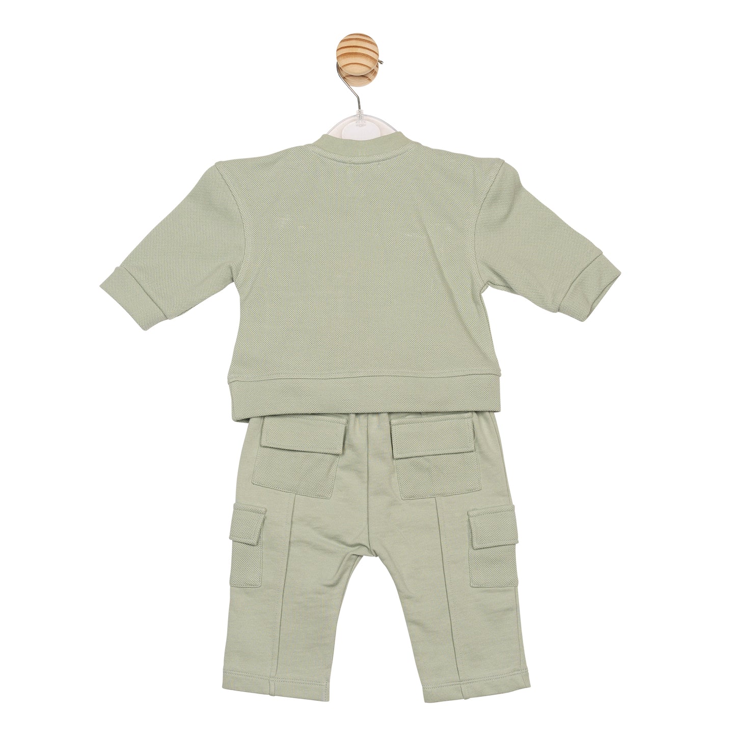 Sage Pique Knit Tracksuit