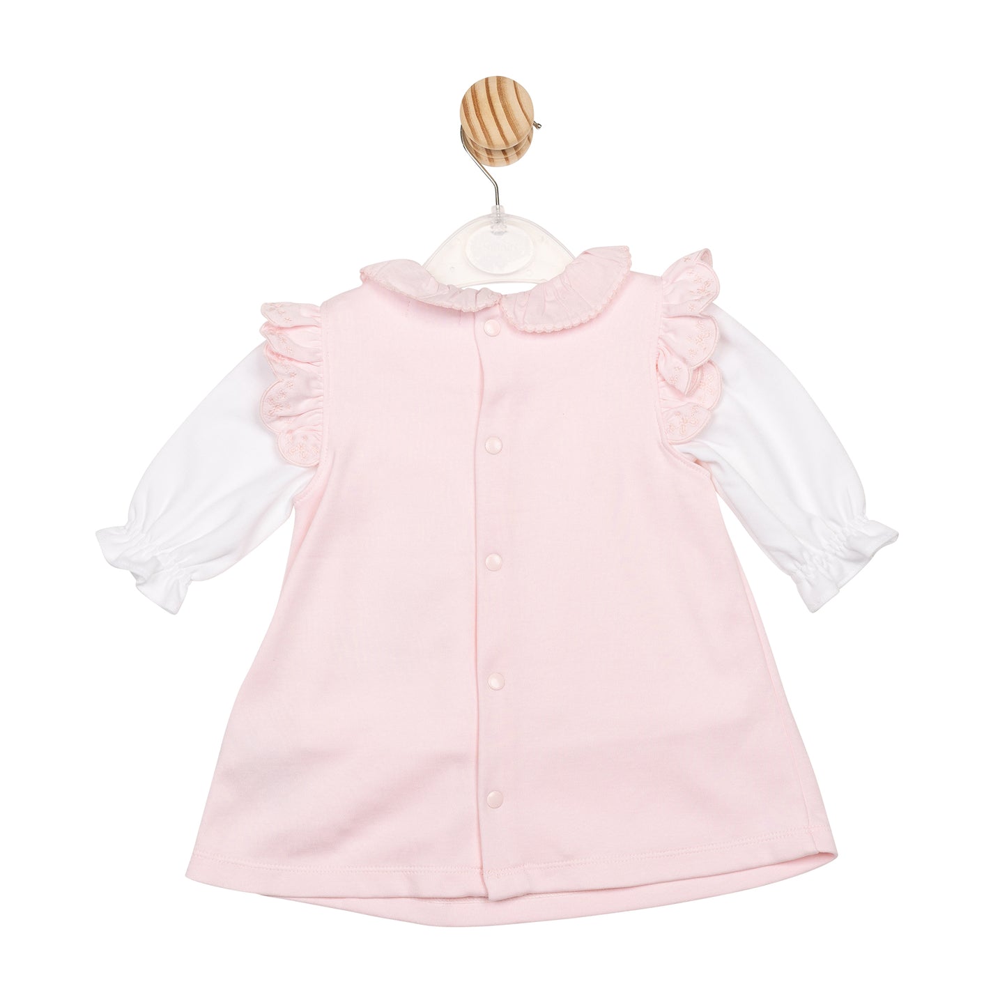 Pink Interlock Top and Pinafore