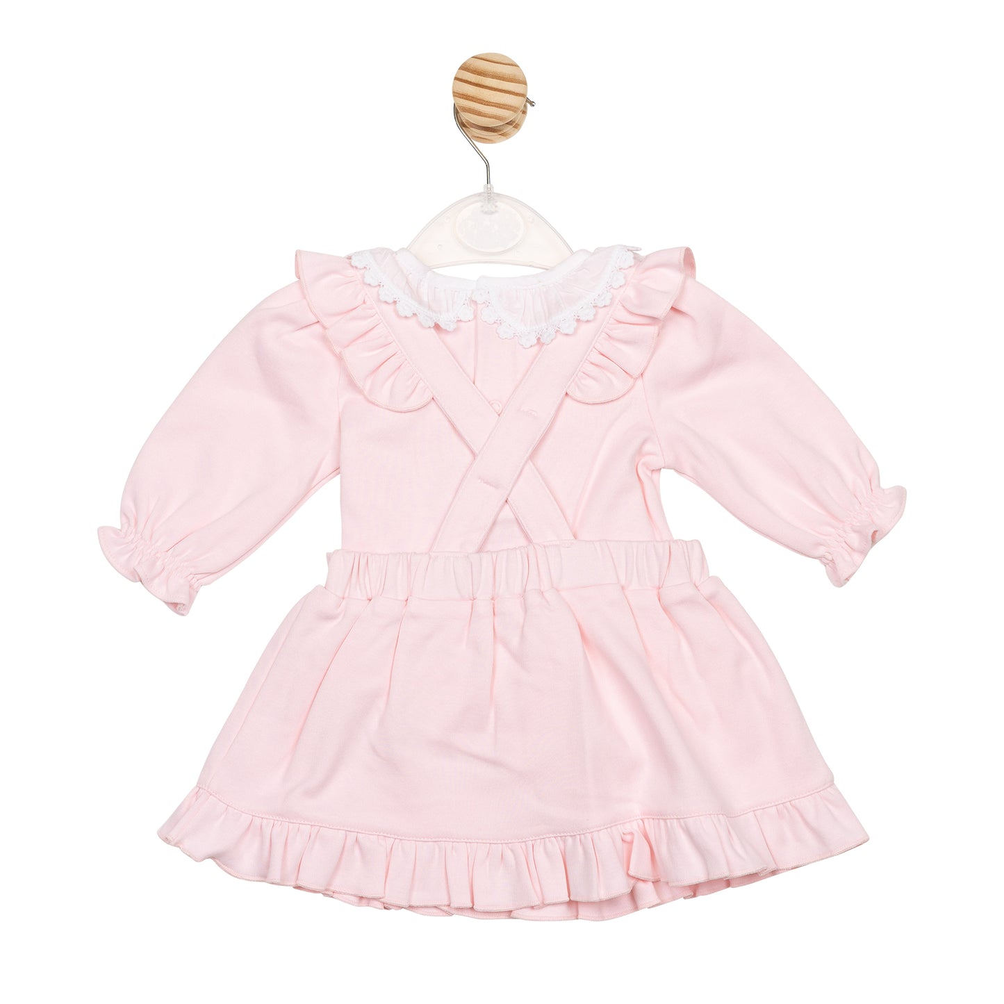 Pink Smocked Top and Pinafore