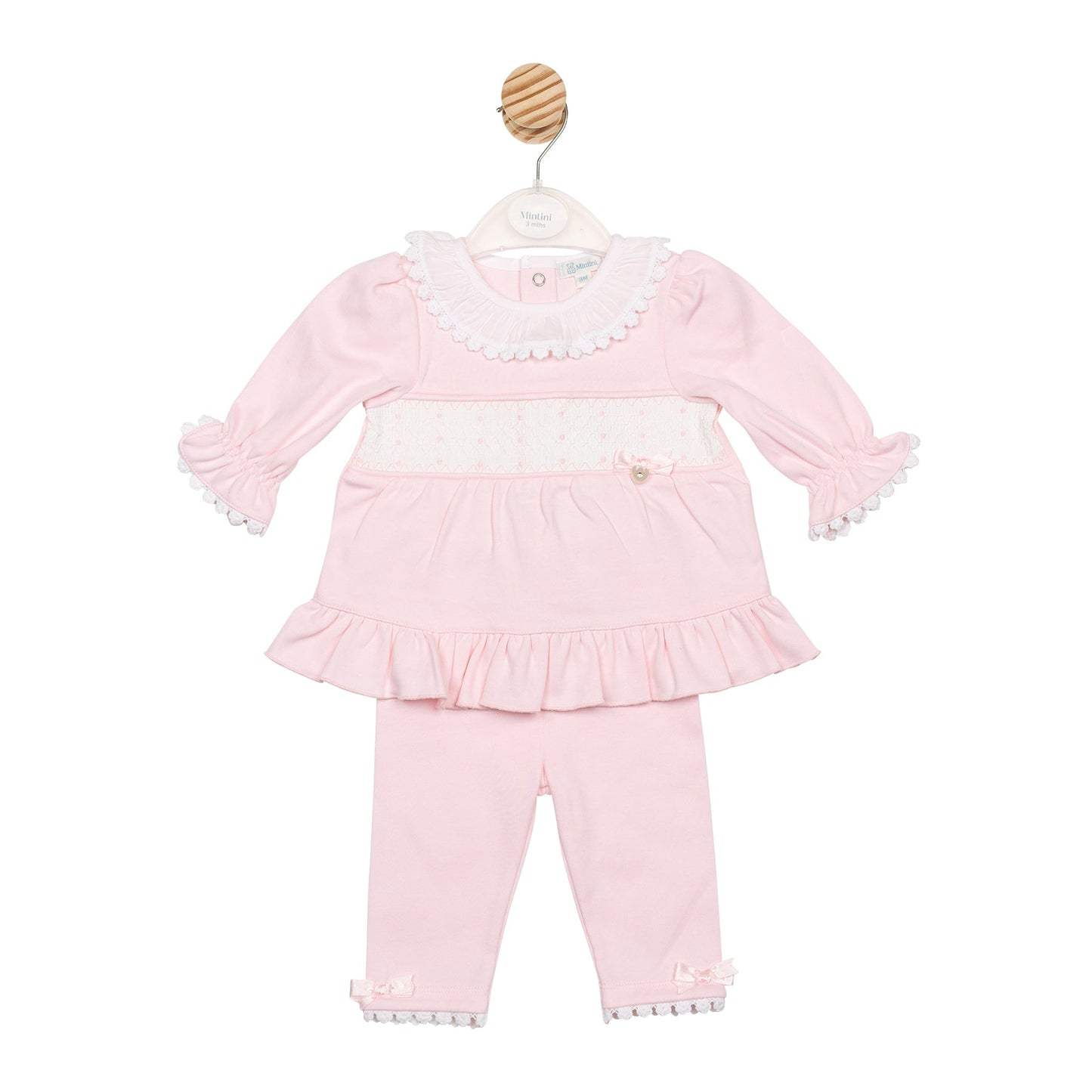 Pink Smocked Tunic and Legging