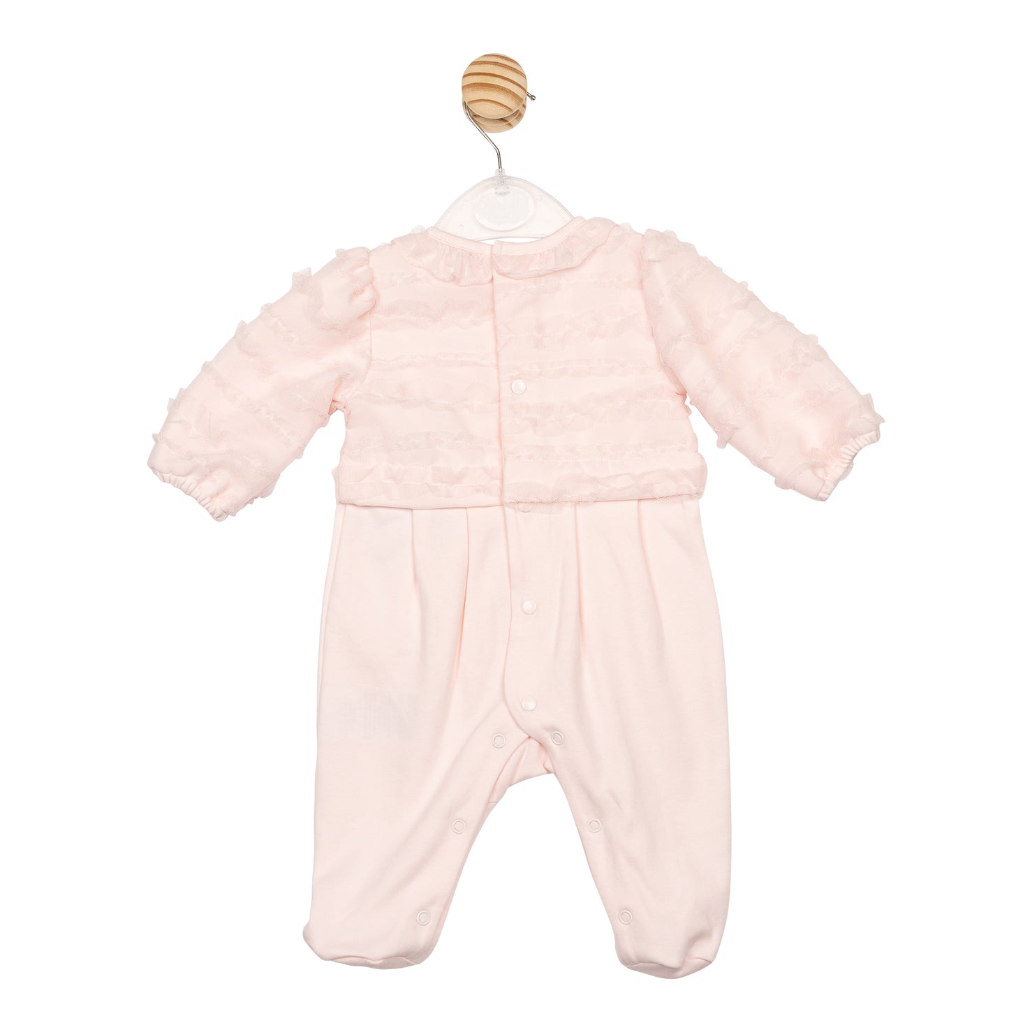 Pink Ruffle Babygrow
