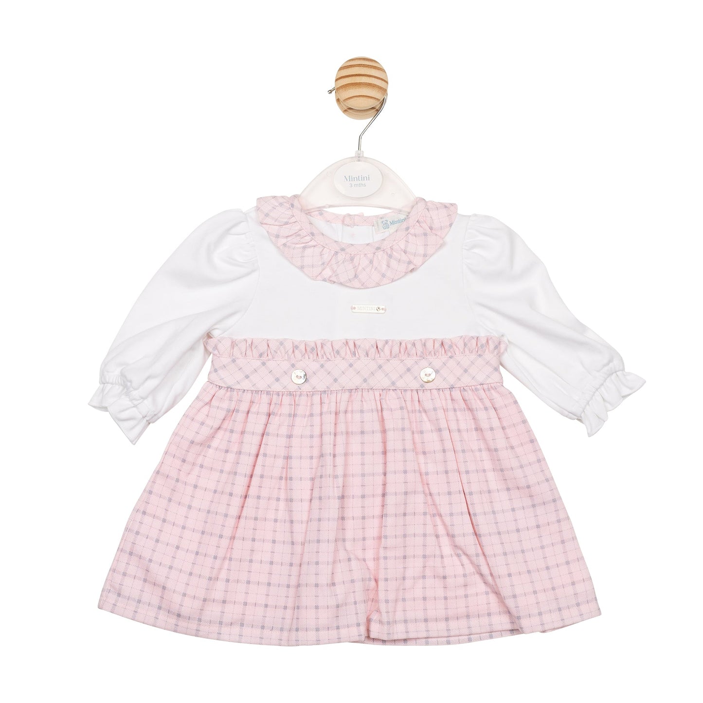 Pink Check Dress