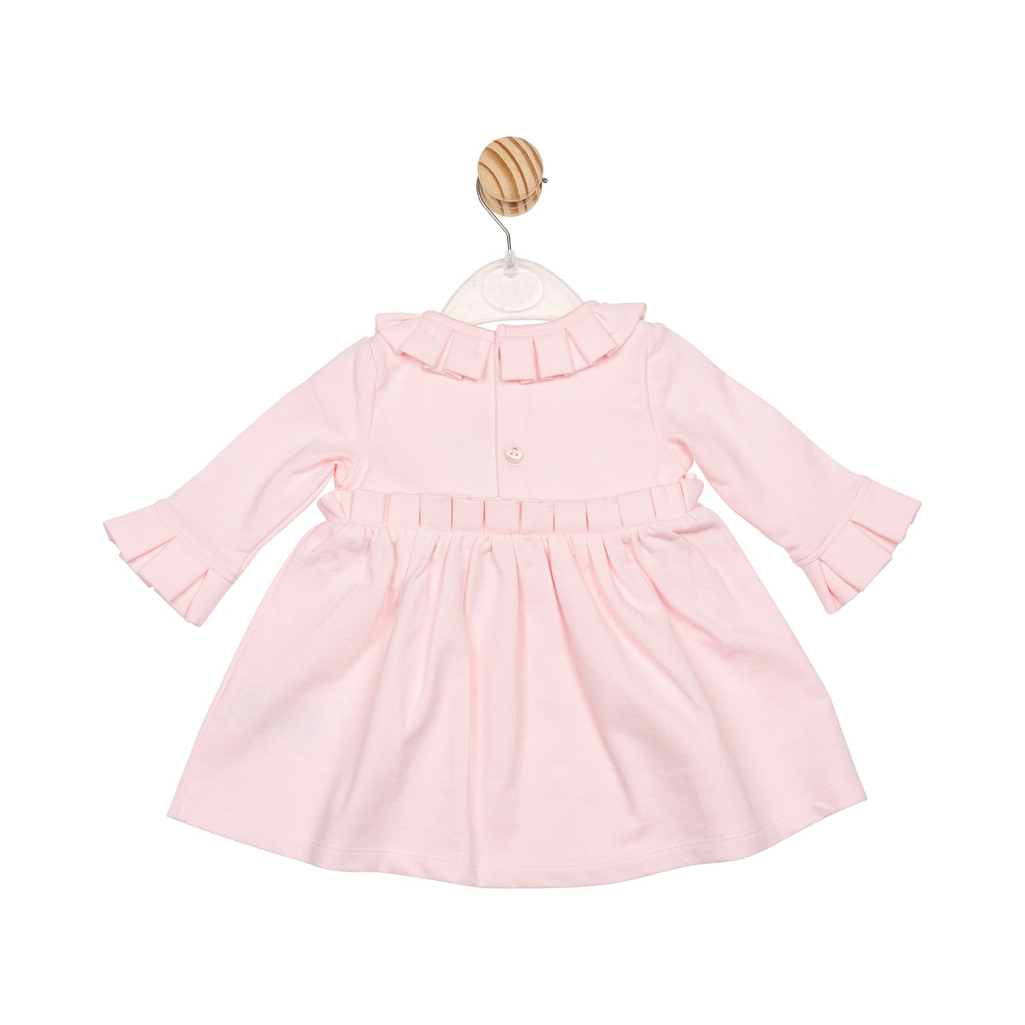 Pink Ribbon Pleat Dress
