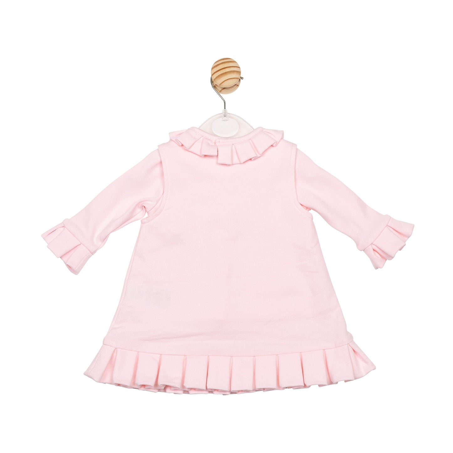Pink Ribbon Pleat Top and Pinafore