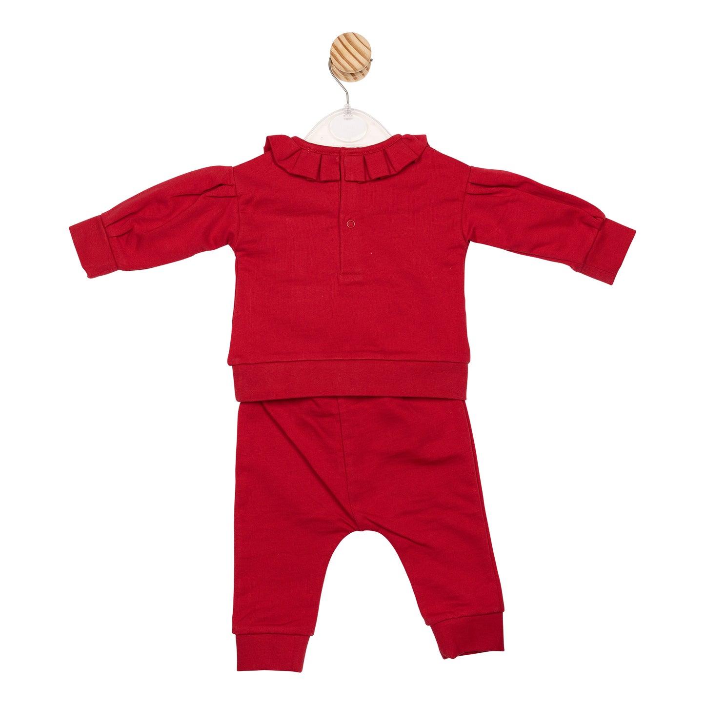 Red Ribbon Pleat Tracksuit