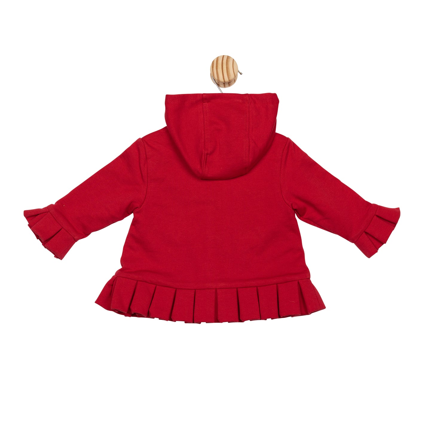 Red Ribbon Pleat Jacket