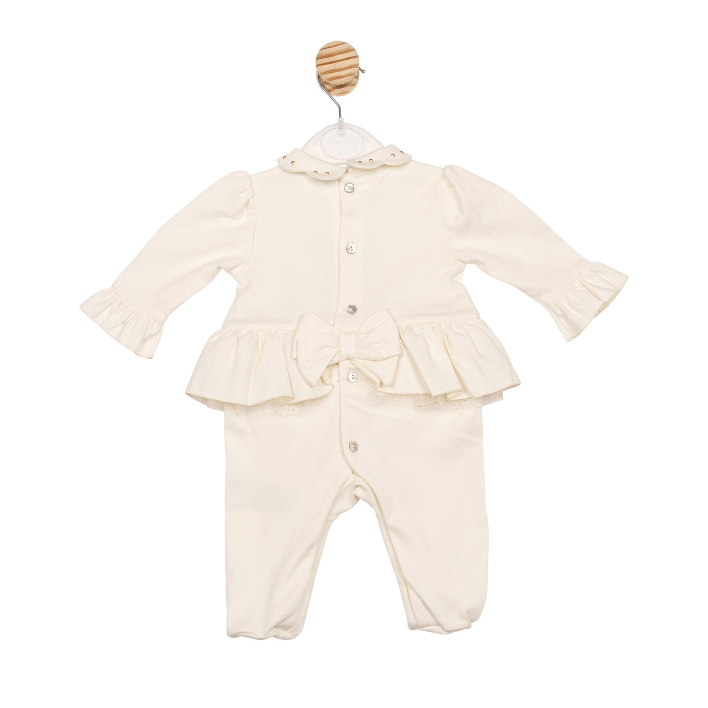 Vanilla Bow Babygrow