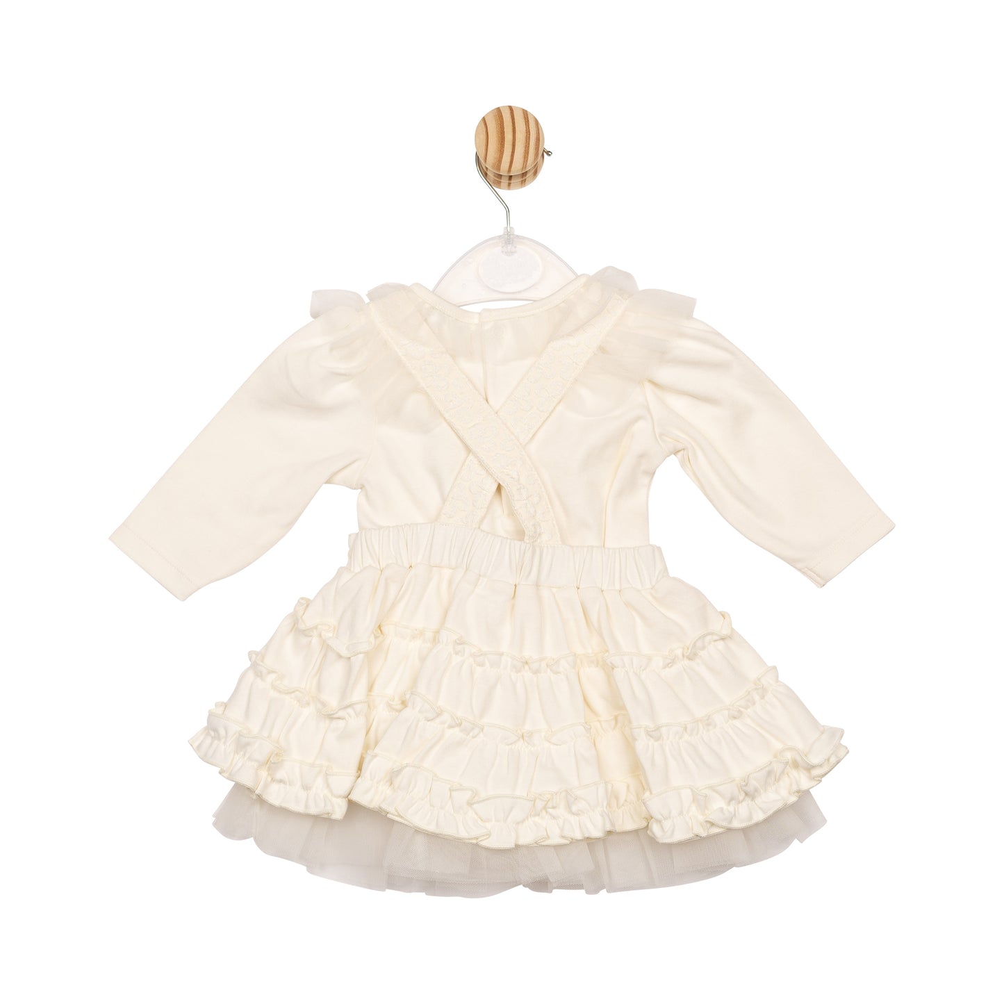Ivory Interlock Top and Pinafore Dress