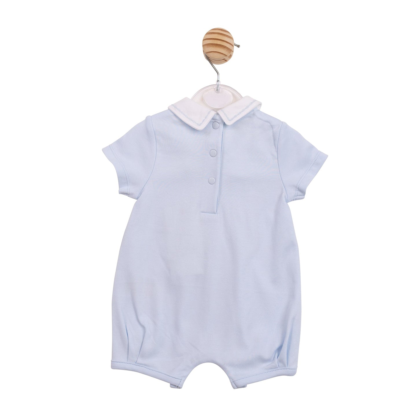 Blue Smocked Romper
