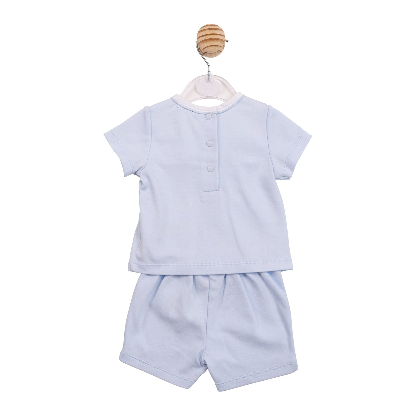 Blue Smocked Top and Short