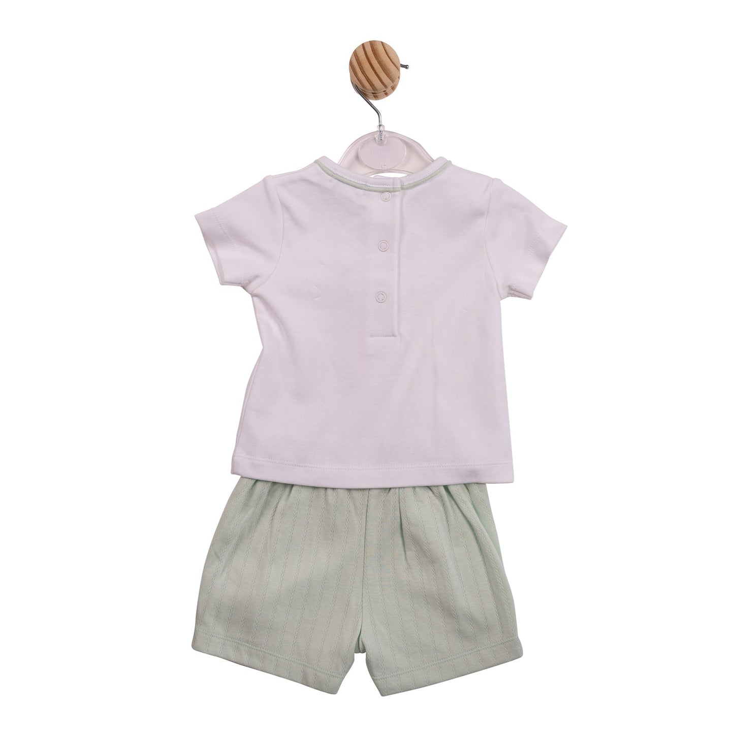 Sage Jacquard T-Shirt and Short Set