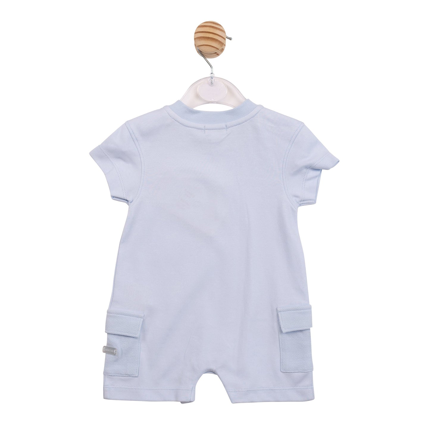 Blue Cargo Romper