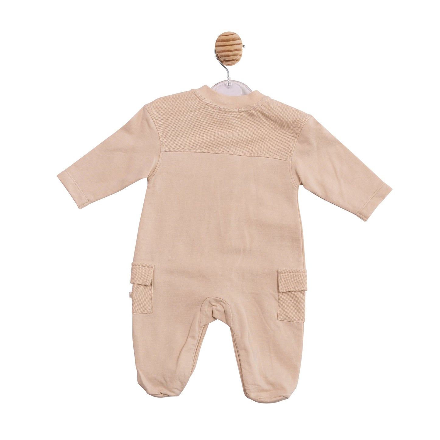 Beige Cargo Babygrow