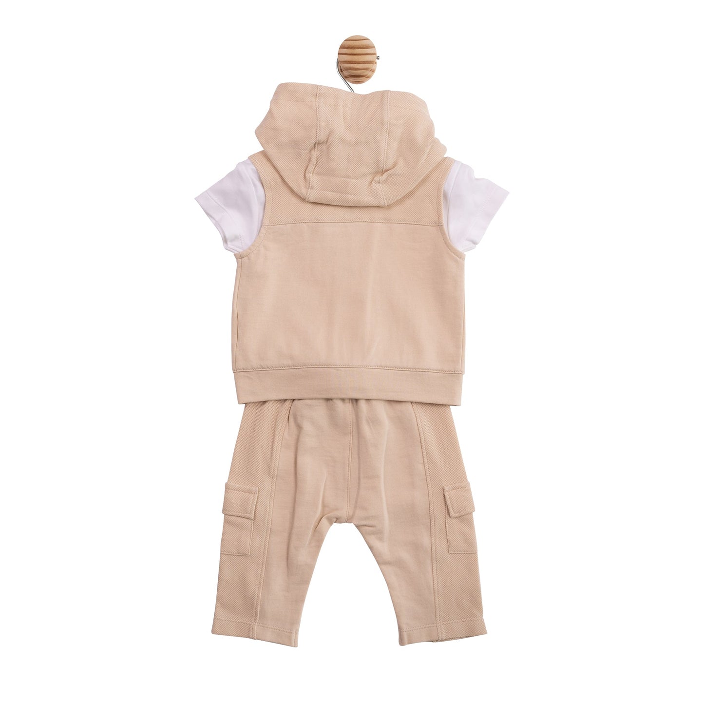 Beige Cargo 3pc Tracksuit