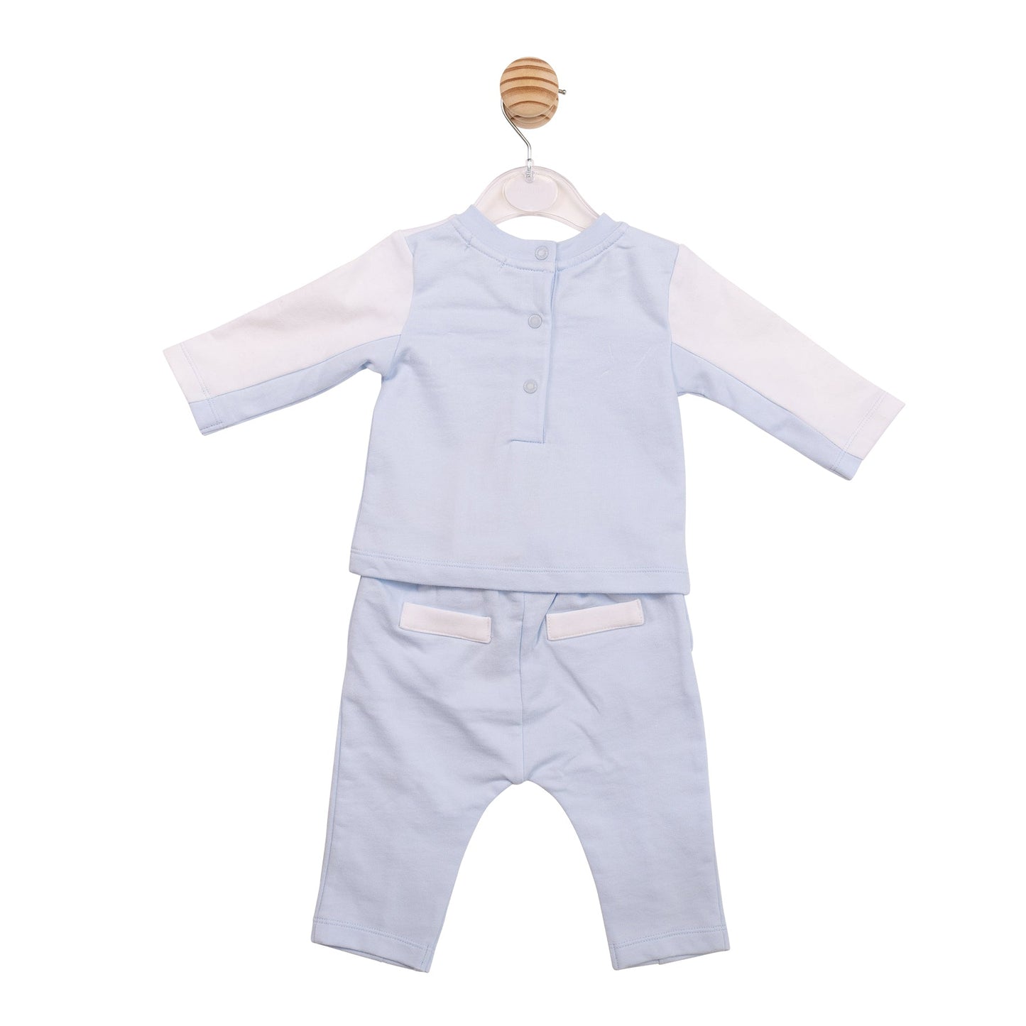 Blue Patchwork Tracksuit