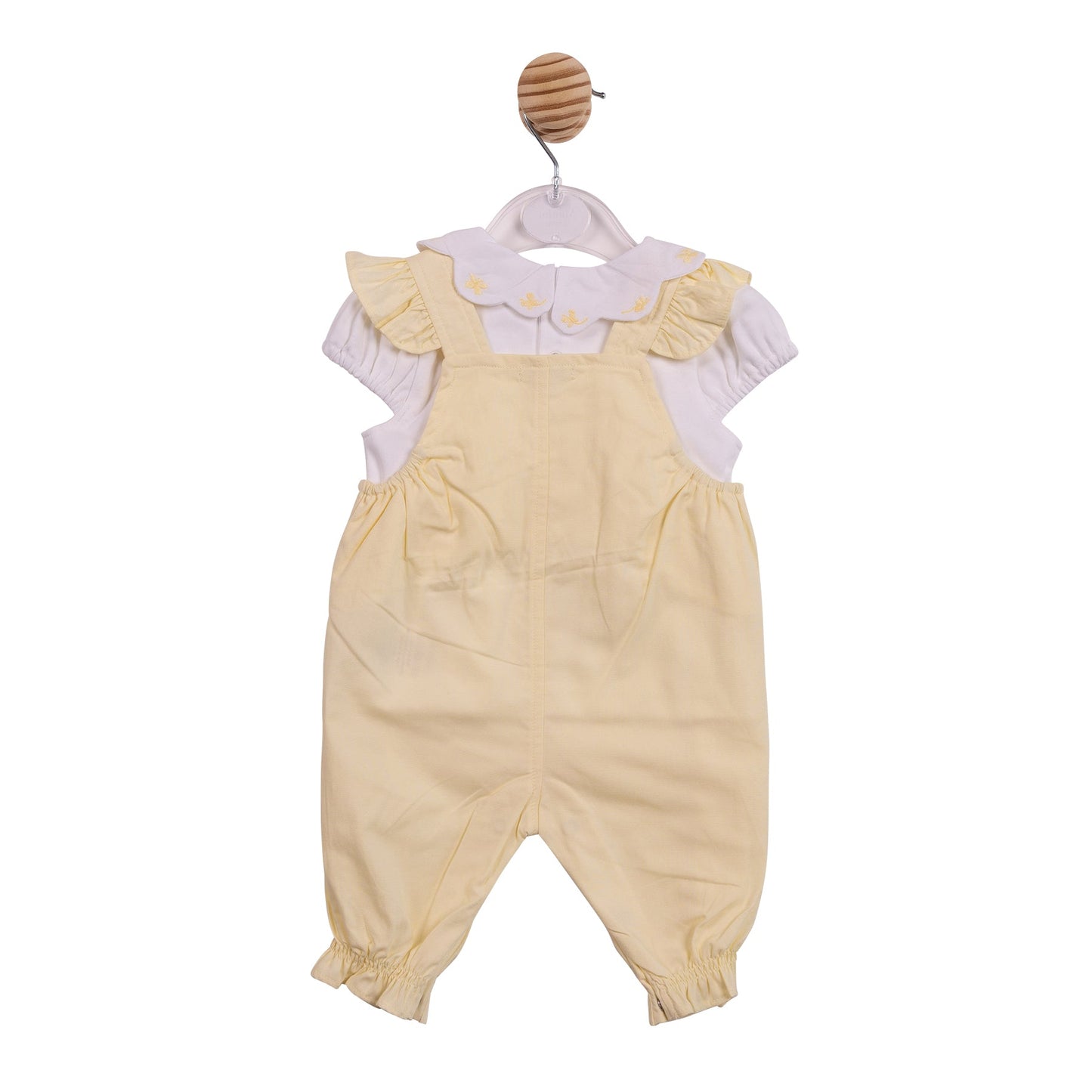 Lemon Butterfly Collar Dungaree