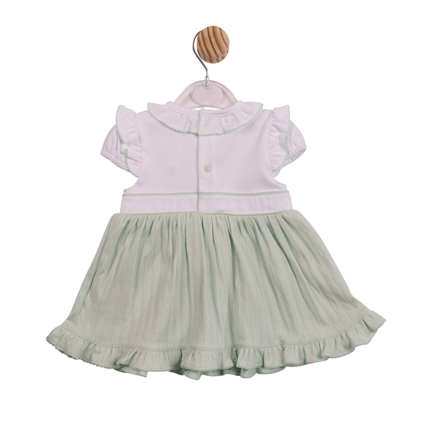 Sage Jacquard Dress