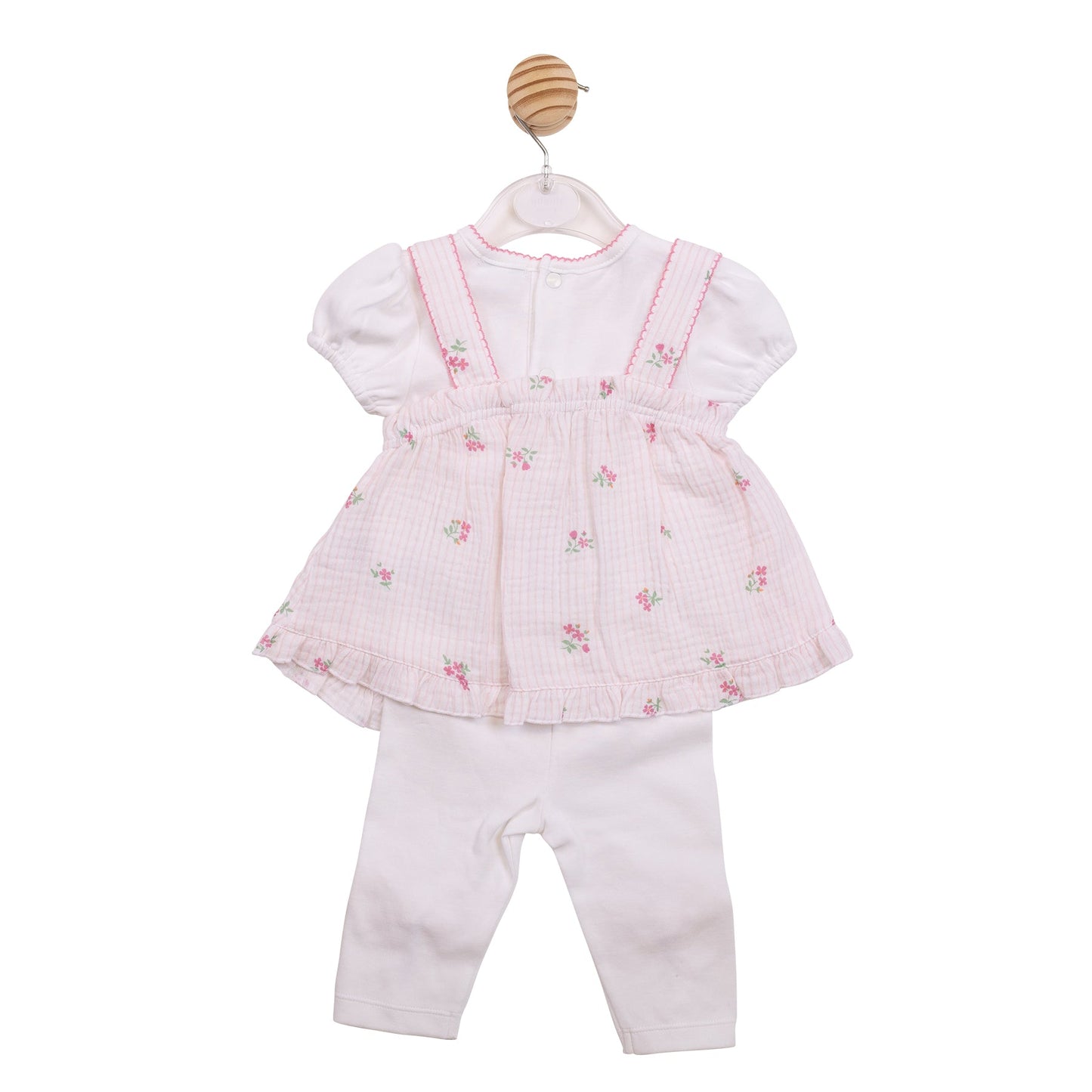 Flower Embroidered Top and Legging