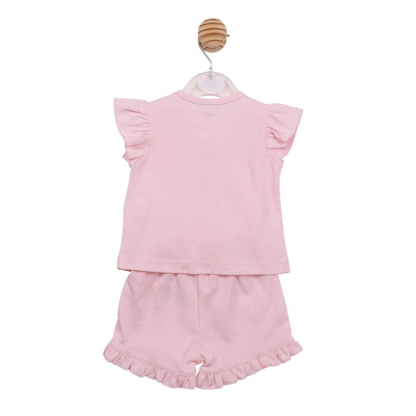Pink Applique Flower Top and Short