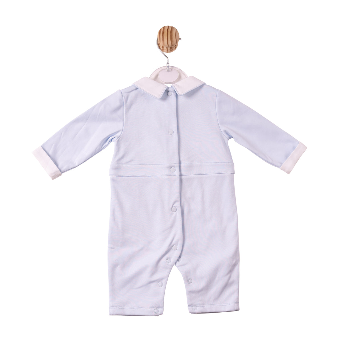 Blue Interlock Romper - MB7297