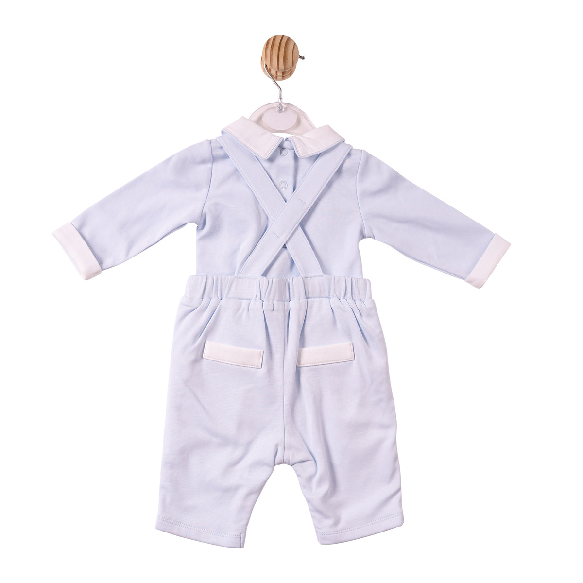 Blue Interlock Top & Dungaree - MB7299