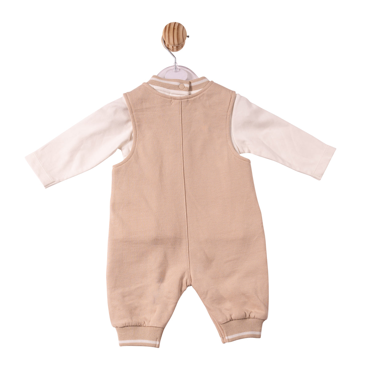 Beige Mintini Bear Top & Dungaree - MB7308