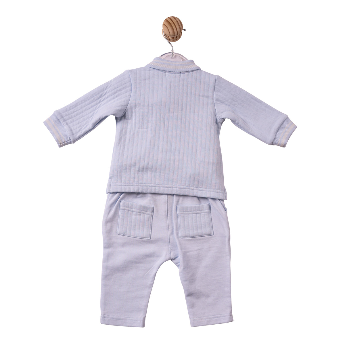 Blue French Terry Polo & Trouser - MB7332